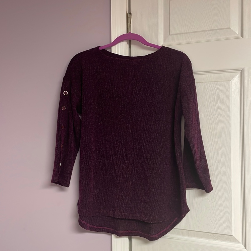 Maroon Liz Claiborne sweater